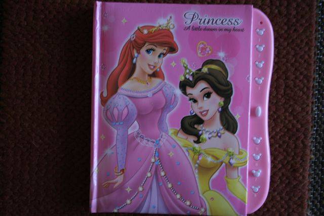 Princess Lockable Note book 15x12cm