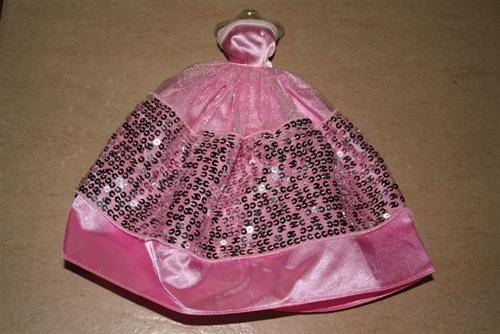 Barbie Dress with sequins