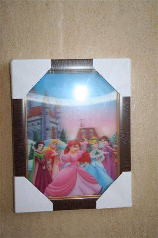 3D framed Princess picture 17.5cm x 22.5, was R30 now R15