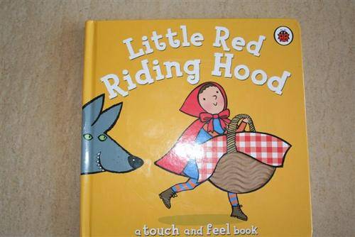 Little red Riding hood, a touch and feel book-  Childrens story book - Ladybird