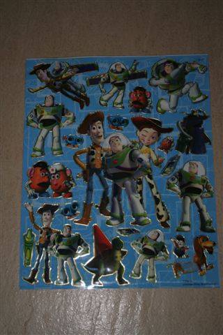 Toy story stickers