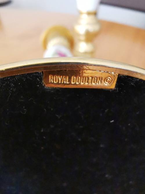 Gold plated!! Royal Albert Royal Doulton candlesticks - RARE!