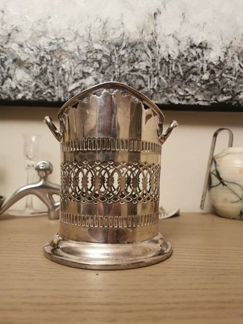 Edwardian Silver champagne/wine holder/coaster