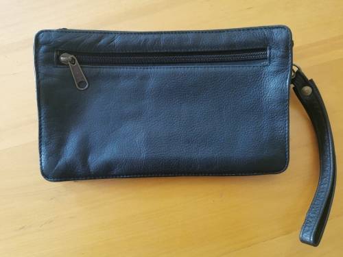 GENUINE Leather travel wallet.