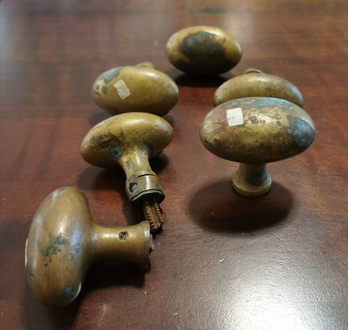 Antique Brass door knobs