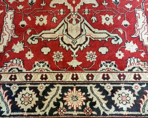 Beautiful bright hand knotted Persian carpet