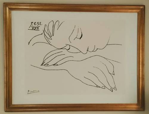 ****HUGE**** Amazing find!!! Picasso `Sleeping Lady`