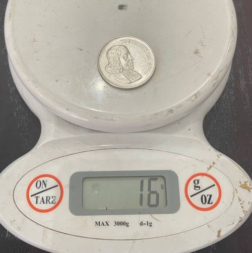 1966 South Africa (RSA) R1.00 coin (1 Rand)  - `English` Circulated, 16 Grams (RSA7)