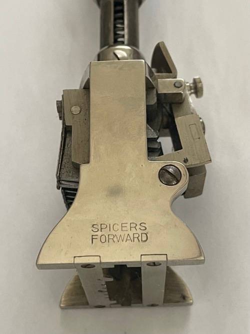 `Spicers Forward` Vintage Number stamp in original Box (Box Damaged)