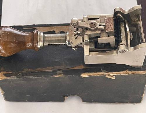 `Spicers Forward` Vintage Number stamp in original Box (Box Damaged)