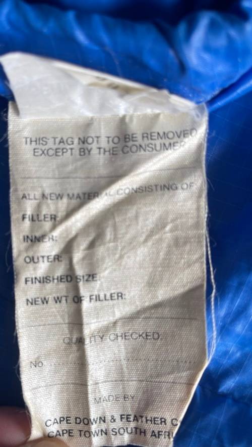 `Climber` - Pre-Owned Adults Down Sleeping Bag `Blue - Rated to (Minus) -4 Degrees