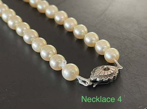 VINTAGE CULTURED 59 PEARL NECKLACE 480MM LONG WITH SILVER CLASP (106.10ct) + VALUATION @R14 900.00