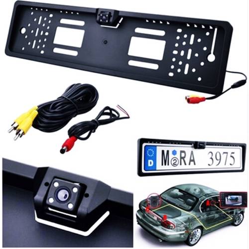 European License Plate Reverse Camera