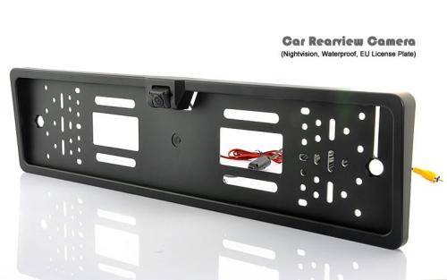 European License Plate Reverse Camera