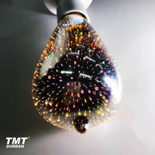 3D Fireworks Light Bulb E27 Screw