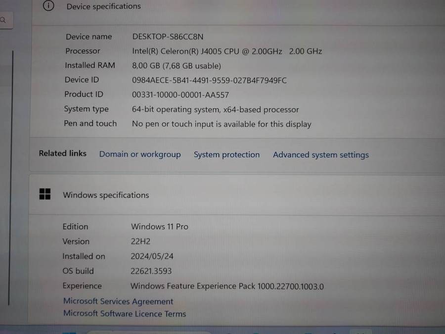 Intel NUC NUC7CJYH (240 GB SSD / 8 GB Ram)