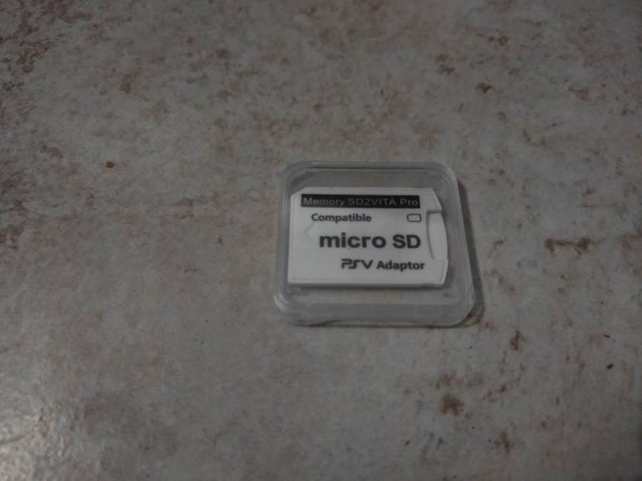 Sony Playstation Vita + SD2Vita with 32GB Sandisk SD card