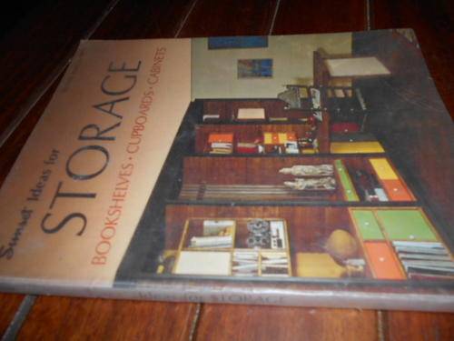 SUNSET IDEAS FOR STORAGE BOOKSHELVES - CUPBOARDS - CABINETS -  1969 VINTAGE SOFTBACK ED LANE BOOKS
