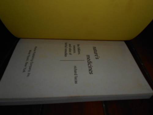 LUCAS, Richard  Nature's Medicines: Folklore, Romance & Value of HERBAL REMEDIES 1966 softback