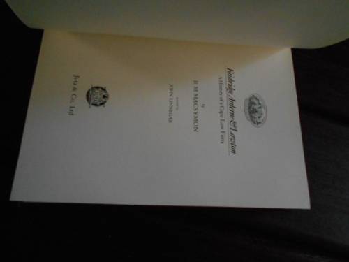 RM MACSYMON - FAIRBRIDGE ARDERNE and LAWTON - HISTORY OF CAPE LAW FIRM