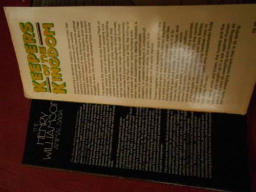 2 books  - ANIMAL SAGA stories - TARKA THE OTTER etc. and KEEPERS OF THE KINGDOM NOVEL G Miller