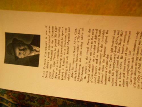 AP CARTWRIGHT - THE GOLD MINERS -  ILLUS BENNY GRUZIN PURNELL and SONS 1963 ED SIGNED BY AUTHOR