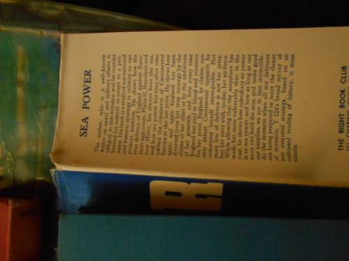 3 BOOKS: SEA POWER T124 1941, FROGMEN WARTIME - T WALDRON  1953 -  CAINE MUTINY - H WOUK 1951