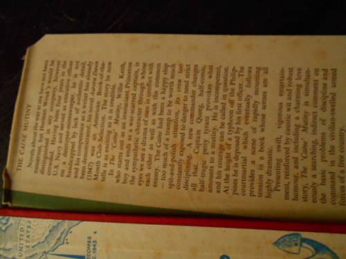 3 BOOKS: SEA POWER T124 1941, FROGMEN WARTIME - T WALDRON  1953 -  CAINE MUTINY - H WOUK 1951