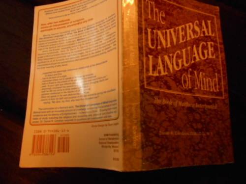 D R CONDRON -  UNIVERSAL LANGUAGE OF MIND - BIBLEBOOK  OF MATTHEW INTERPRETED JULY