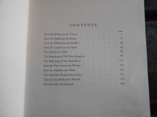 RUDYARD KIPLING - JUST SO STORIES -  FOR LITTLE CHILDREN MACMILLAN 1967