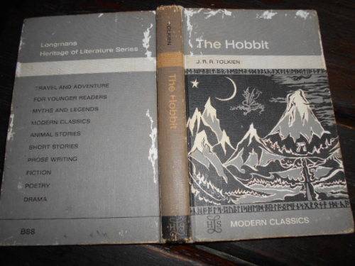 JRR TOLKIEN - THE HOBBIT - MODERN CLASSICS - HERITAGE OF LITERATURE SERIES NO 88 - 1969 ED LONGMANS.