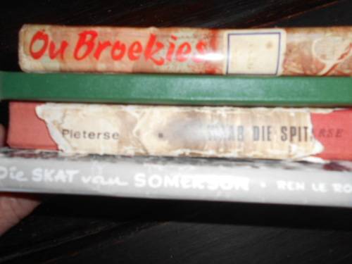4 afr  kinderb- Ou Broekies - Moody;  Bennie & Balkonmoord D Spies, Skat Somerson, E Pieterse Spitse