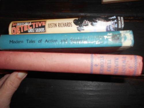 3 BOOKS THE INVISIBLE DETECTIVE GHOST SOLDIERS, 20 ADVENTURE STORIES