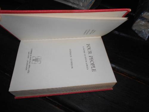 GERALD GORDON - FOUR PEOPLE - A NOVEL OF SOUTH AFRICA - PURNELL and SONS 1964