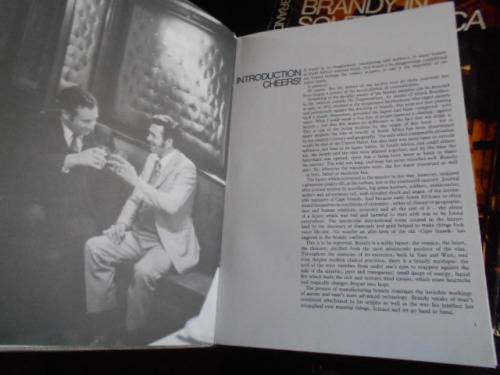 ANDRE P BRINK -  BRANDY IN SOUTH AFRICA -  HISTORY ETC. 1973 BUREN