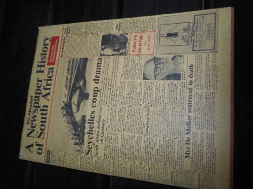 VIC ALHADEFF -  A NEWSPAPER HISTORY OF SOUTH AFRICA 1985 ENLARGED