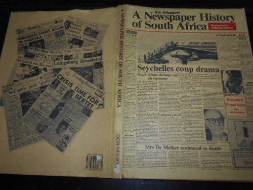 VIC ALHADEFF -  A NEWSPAPER HISTORY OF SOUTH AFRICA 1985 ENLARGED