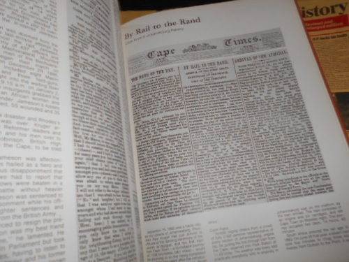 VIC ALHADEFF -  A NEWSPAPER HISTORY OF SOUTH AFRICA 1985 ENLARGED