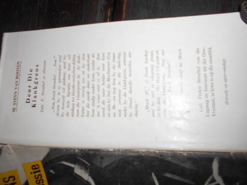 M STEYN VAN ROOYEN - LUIT STROEBEL SE OBSESSIE -  TAFELBERG-UITG 1960
