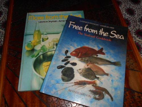 2 Seafood books L Snyman and Anne Klarie - Free from the Sea and More from the sea