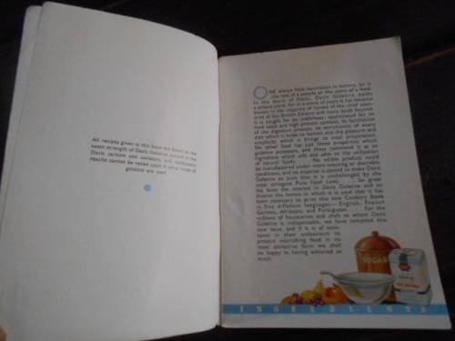 Davis Dainty Dishes (gelatine)  collecttive small illus recipe softback ed. 1938