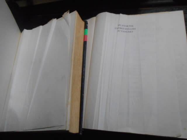 (2 VOLUME SET) Shorter Oxford English Dictionary on Historical Principles: 1980