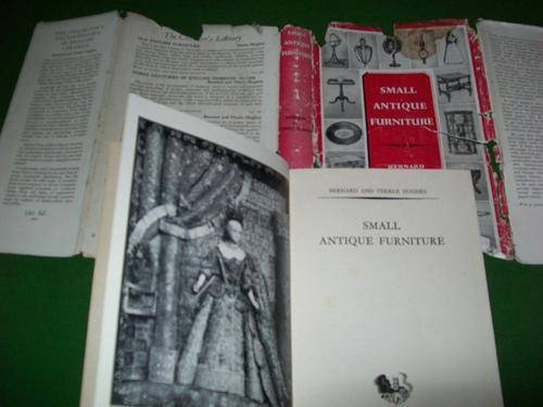 SMALL ANTIQUE FURNITURE - BERNARD & THERLE HUGHES 47 PLATES AND LINE ILLUST.dumb-waiters, bird-cages