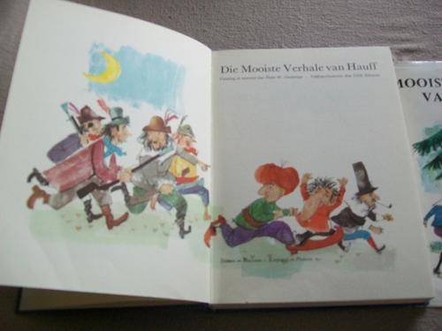 DIE MOOISTE VERHALE VAN HAUFF - WONDERBOEKEREEKS -  P GROBBELAAR KUNSTEKENINGE  ULRIK SCHRAMM 1ste