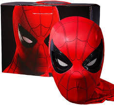 SPIDERMAN MASK WITH EYES THAT OPEN AND CLOSE