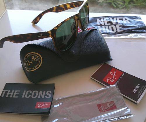 RAY BAN 4165 TORTOISE SUNGLASSES