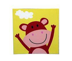 Canvas Monkey Print by Smudge