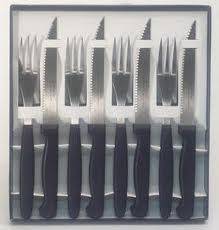8pce Steak Knife & Fork Set by EETRITE