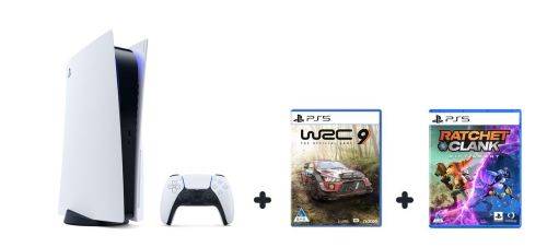 PS 5 Disc Ratchet and Clank: Rift Apart + WRC 9 Bundle Brand New Sealed In The Box