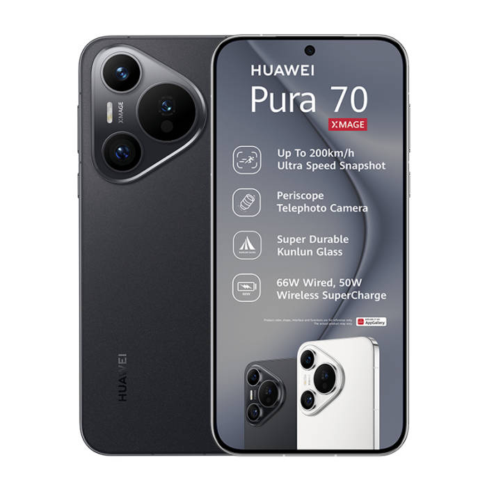 Huawei Pura 70 256GB Dual Sim 5G Black Brand New Sealed